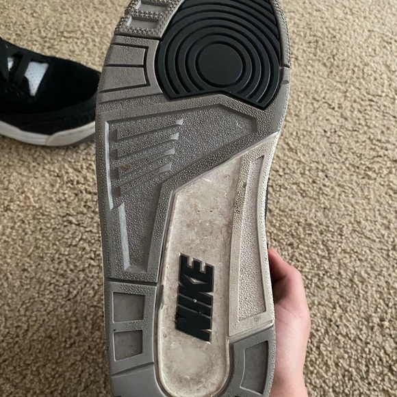 Jordan Retro 3 Tinker Black/Silver(Size 10) - Picture 7 of 10